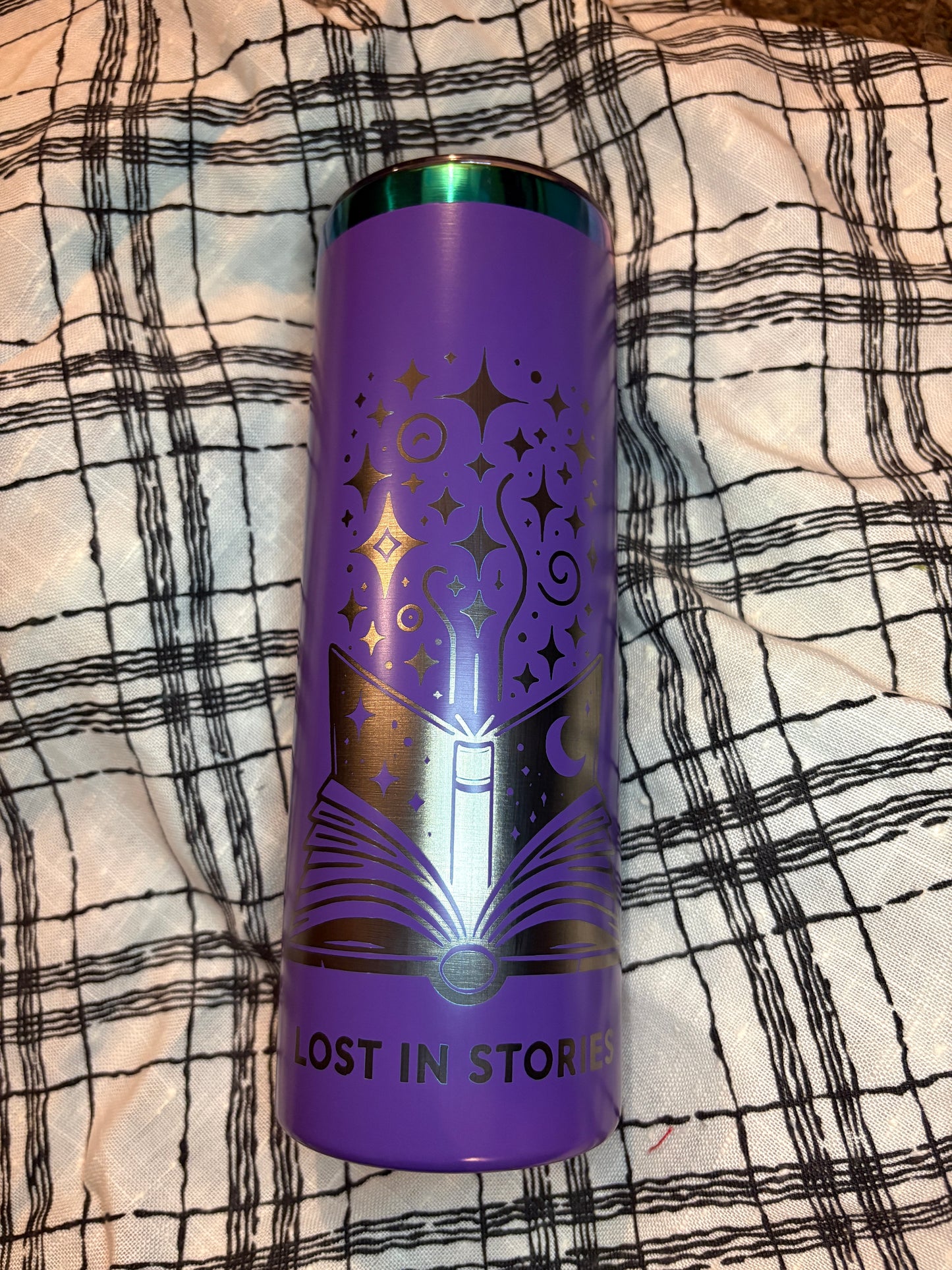 Read. Sip. Repeat: Laser Engraved Steel Tumblers