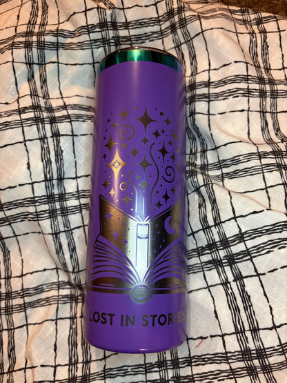 Read. Sip. Repeat: Laser Engraved Steel Tumblers