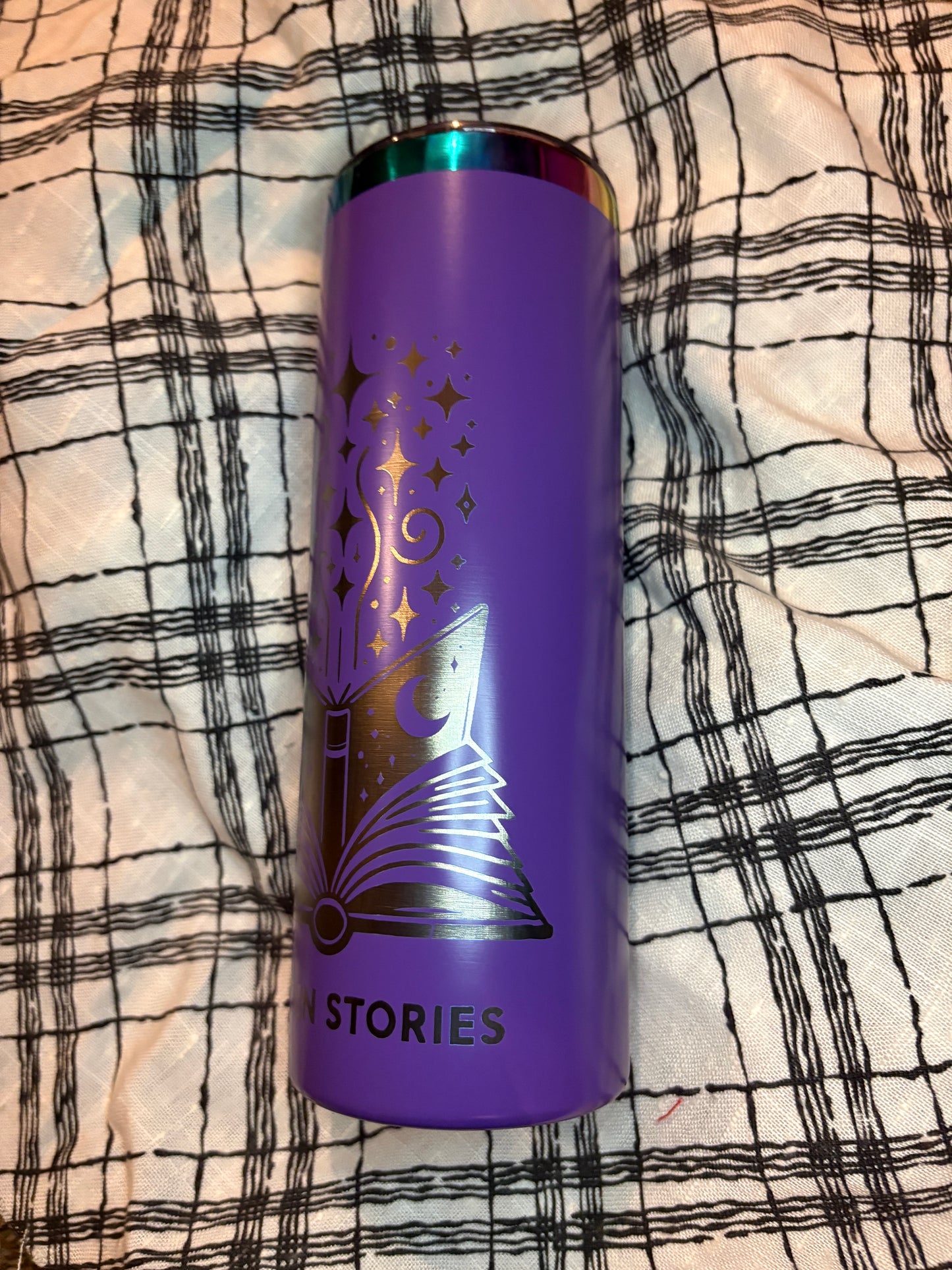 Read. Sip. Repeat: Laser Engraved Steel Tumblers