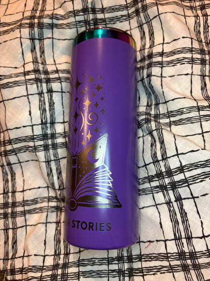 Read. Sip. Repeat: Laser Engraved Steel Tumblers