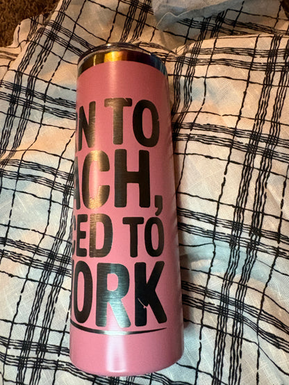 Read. Sip. Repeat: Laser Engraved Steel Tumblers