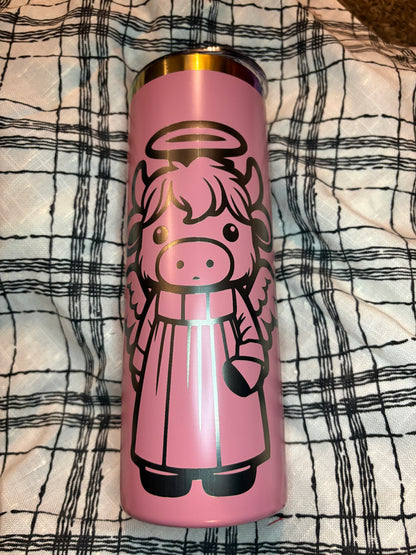 Read. Sip. Repeat: Laser Engraved Steel Tumblers