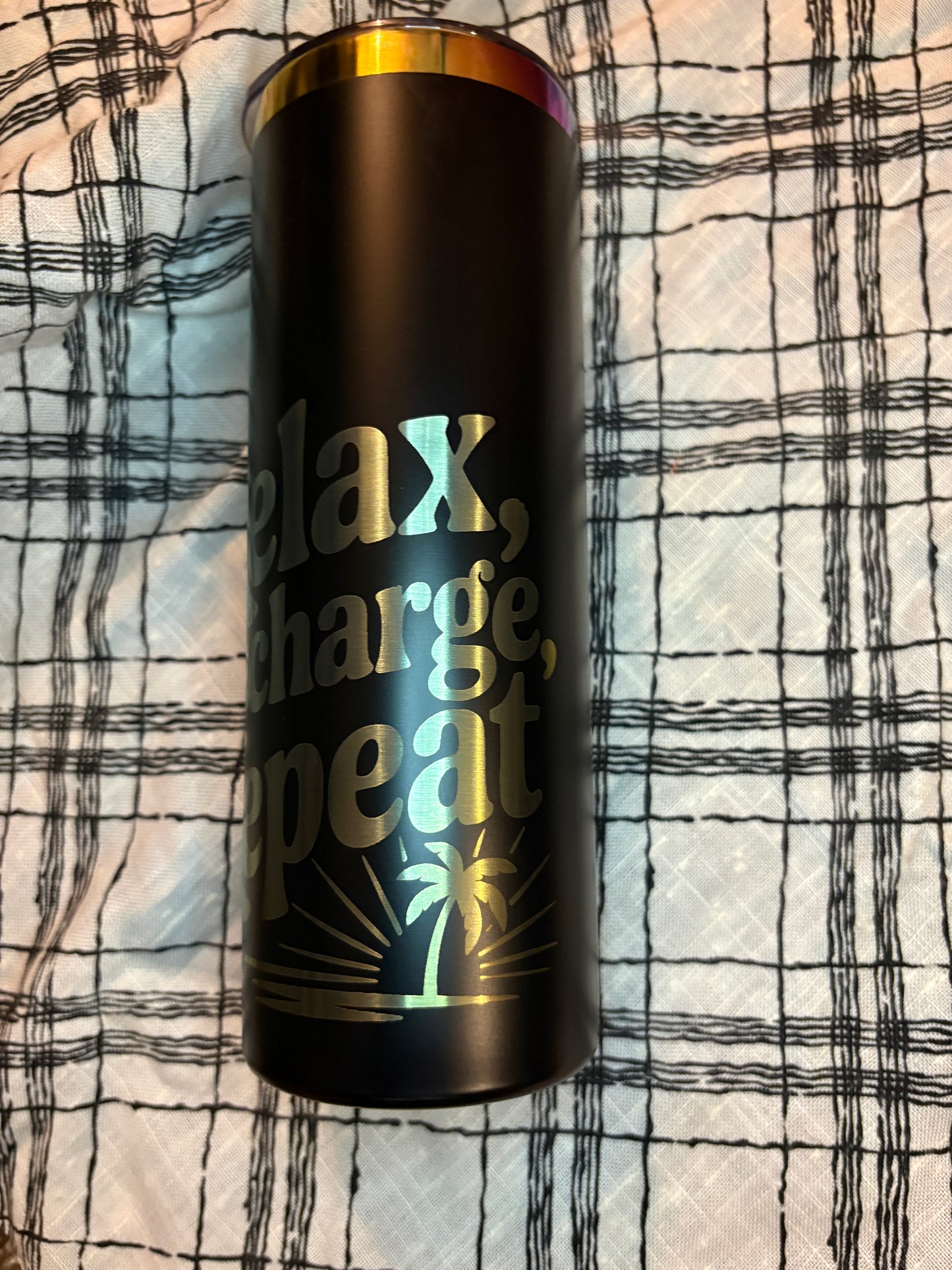 Read. Sip. Repeat: Laser Engraved Steel Tumblers