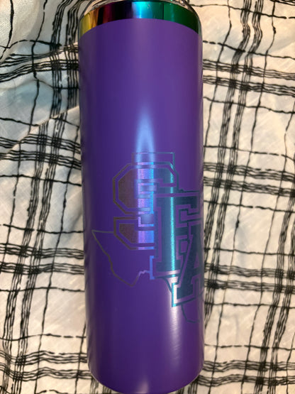 Read. Sip. Repeat: Laser Engraved Steel Tumblers