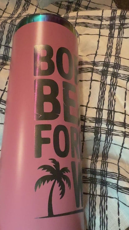 Read. Sip. Repeat: Laser Engraved Steel Tumblers